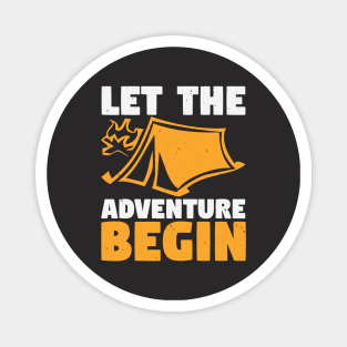 Let The Adventure Begin Magnet